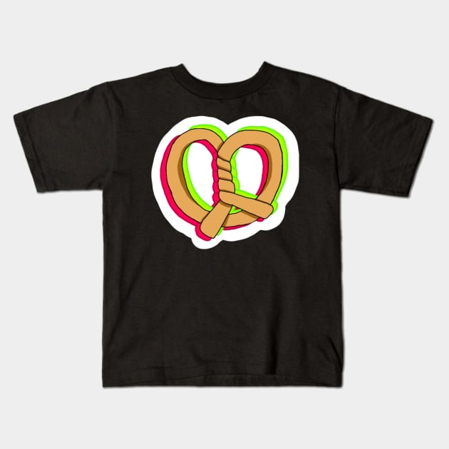 pretzel Kids T-Shirt by basicallyamess